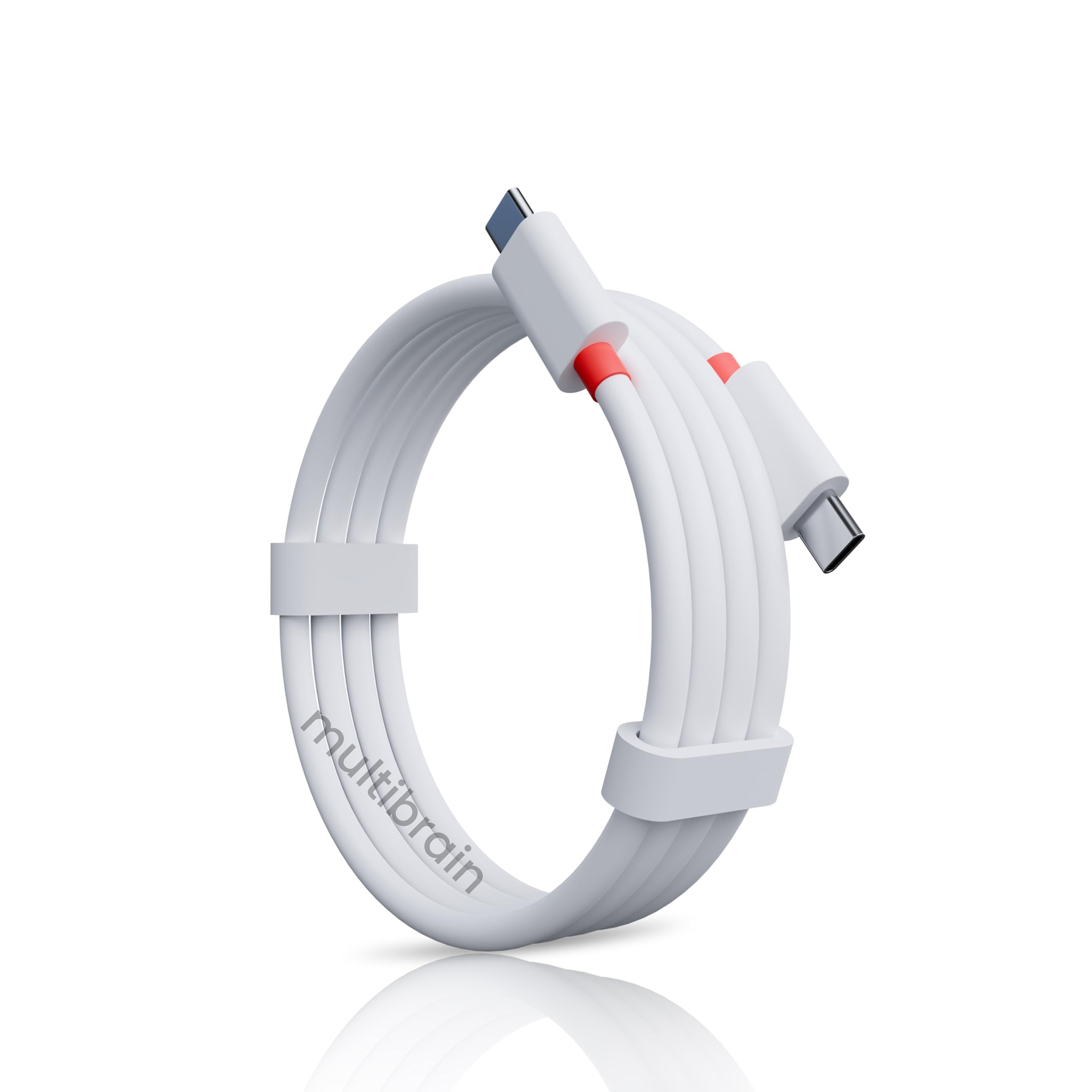 Fast Charging Type-C to Type-C 65W Cable - Compatible with OnePlus, Samsung, Realme, Oppo, Vivo & Other Type-C Smartphones | Tangle-Free, Sturdy Design | 1 Meter, White (B0DGG8N4VW) Amazon Price History, Amazon Price Tracker