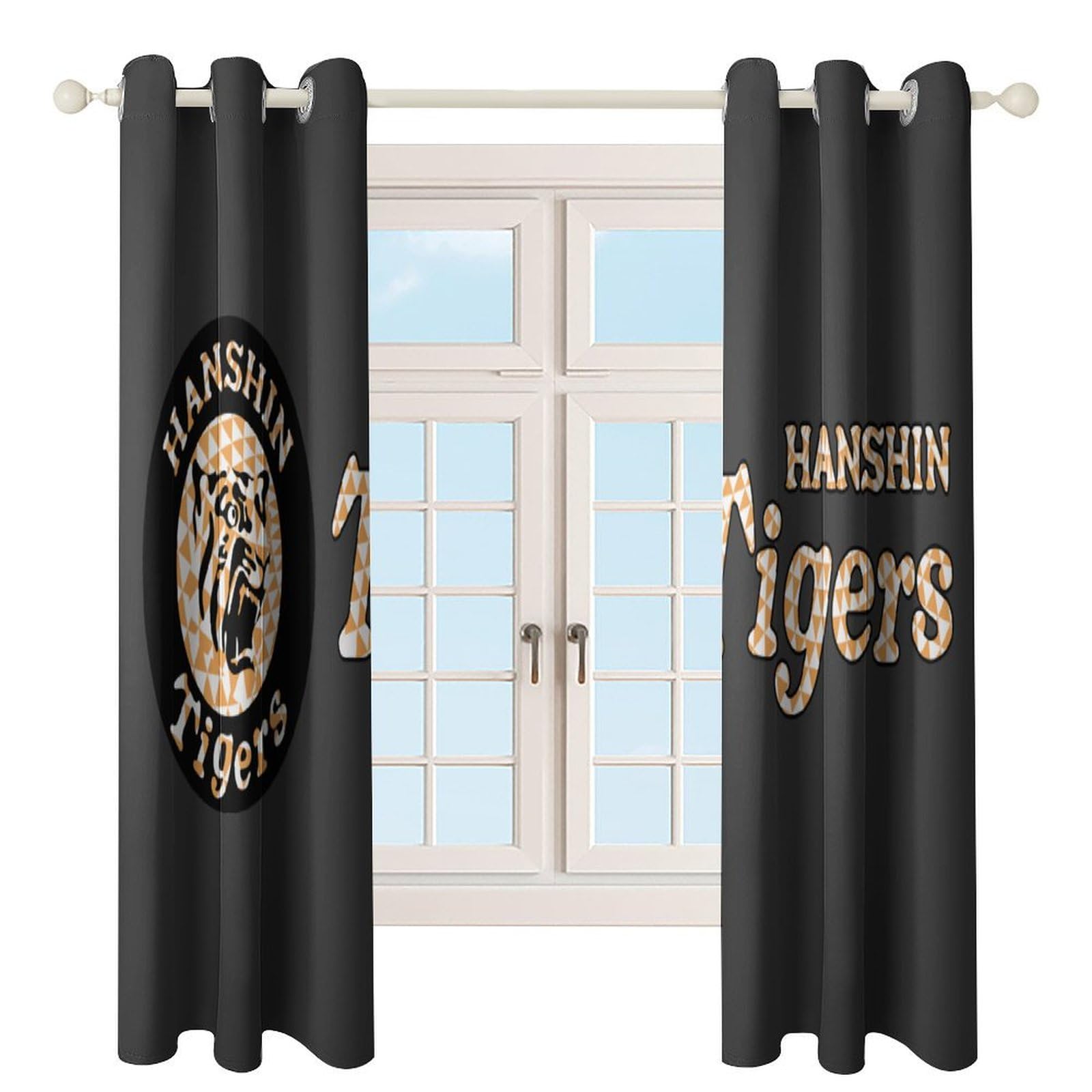 Amazon｜阪神タイガース 阪神優勝 優勝記念 カーテン 遮光 断熱保温 2