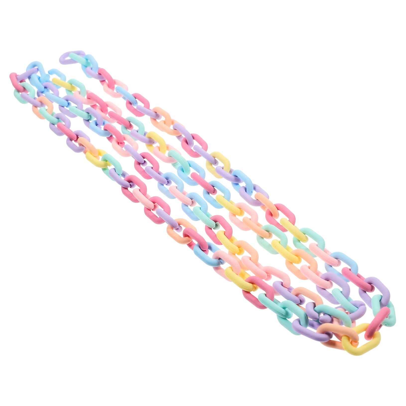 VILLCASE 3 Pz La Catena Cordino Ciondolo Fai da Te Catena Acrilica Borsa Fai da Te Collana Fai da Te Che Fa Catena Ciondolo Catena Fai da Te Catena di Produzione Artigianale Acrilico