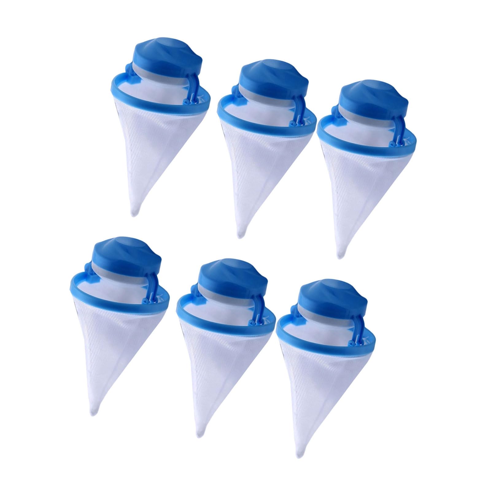 6PCS Laundry Hair Remover Ball with Floating Design Pet Hair and Lint Catcher During Wash Cycles for Household Use Lint Remover for Washing Machine