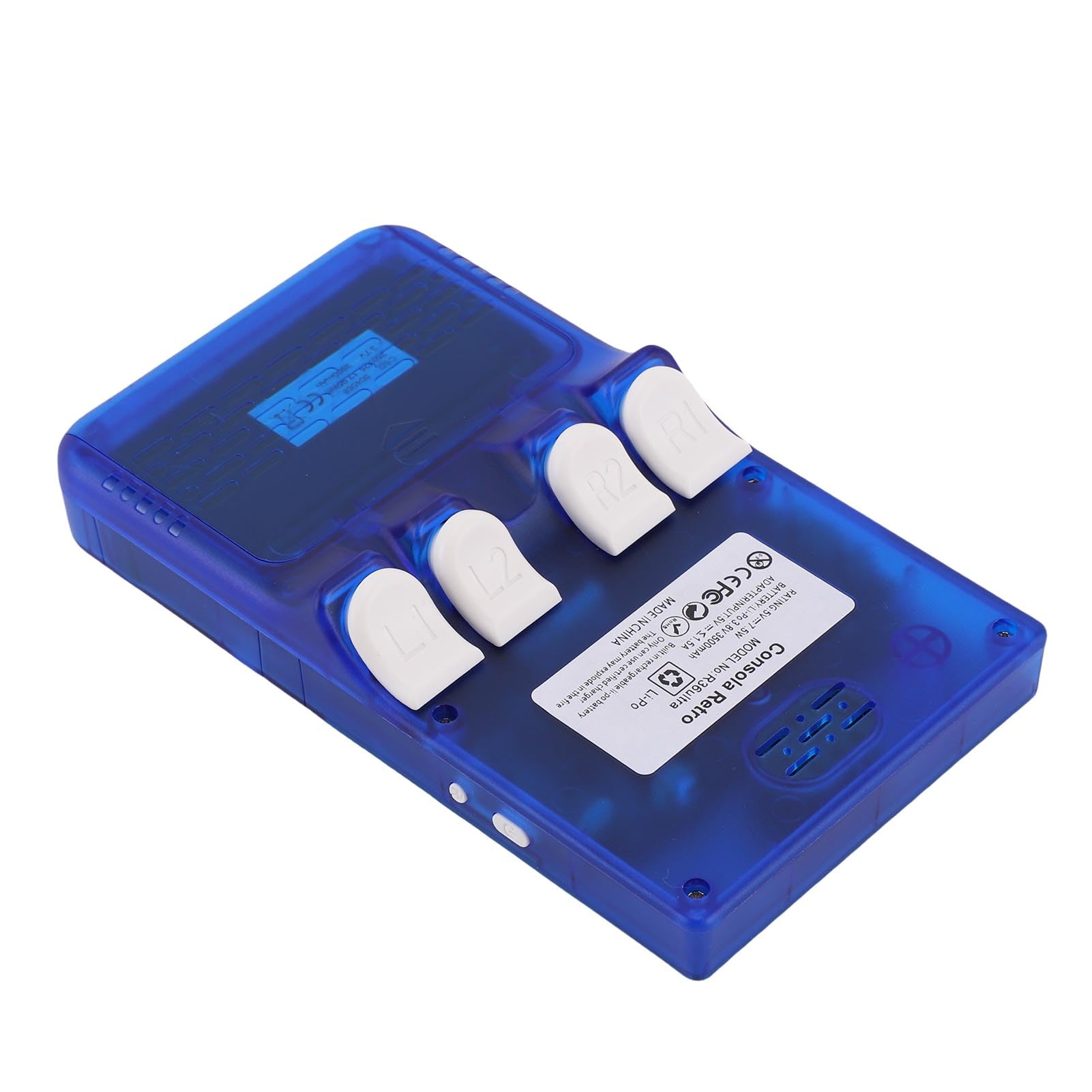 Leftwei Console di Gioco Tascabile Portatile con Coinvolgente Display con Risoluzione 720x720 e Doppi Joystick per Giochi retrò in Movimento (128G)
