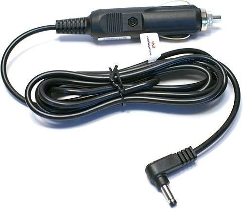 EDO Tech Adaptador de cargador de coche DC de 6.5 pies para reproductor de DVD portátil de pantalla dual Sylvania Naviskauto Pumpkin Hdjuntunkor