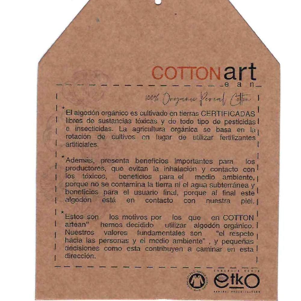 COTTON ARTean Funda Nórdica Cama 150 Algodón Orgánico Turia Blanco