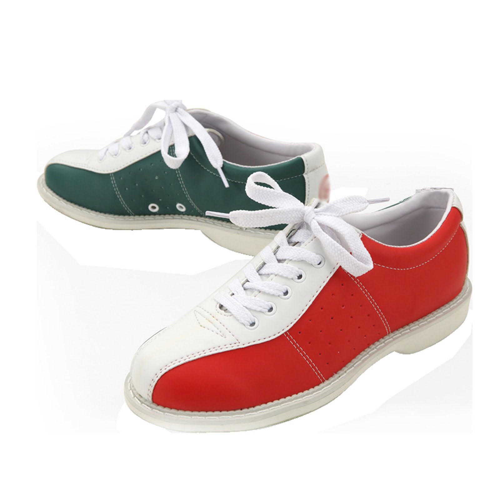 Chaussures de Bowling pour Homme et Femme,Unisexe Chaussures de Bowling,Chaussures de Bowling Style athlétique,Respirant Léger Bowling Gym Sneakers,pour L'intérieur Et L'extérieur