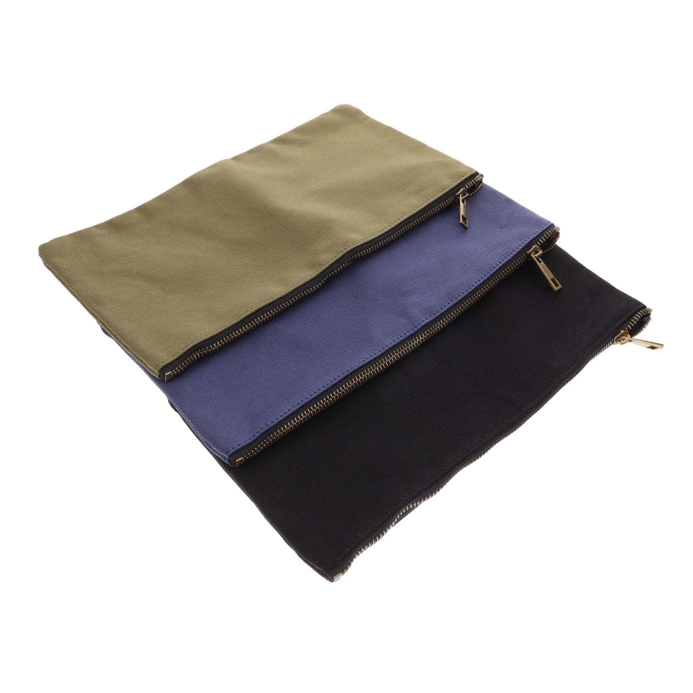 Holibanna 3 Pcs Bolsa de Herramientas Cremallera, Bolsa de Lona para Almacenaje Herramientas, Portátil y Resistente, para Organización en Tool Box o Truck