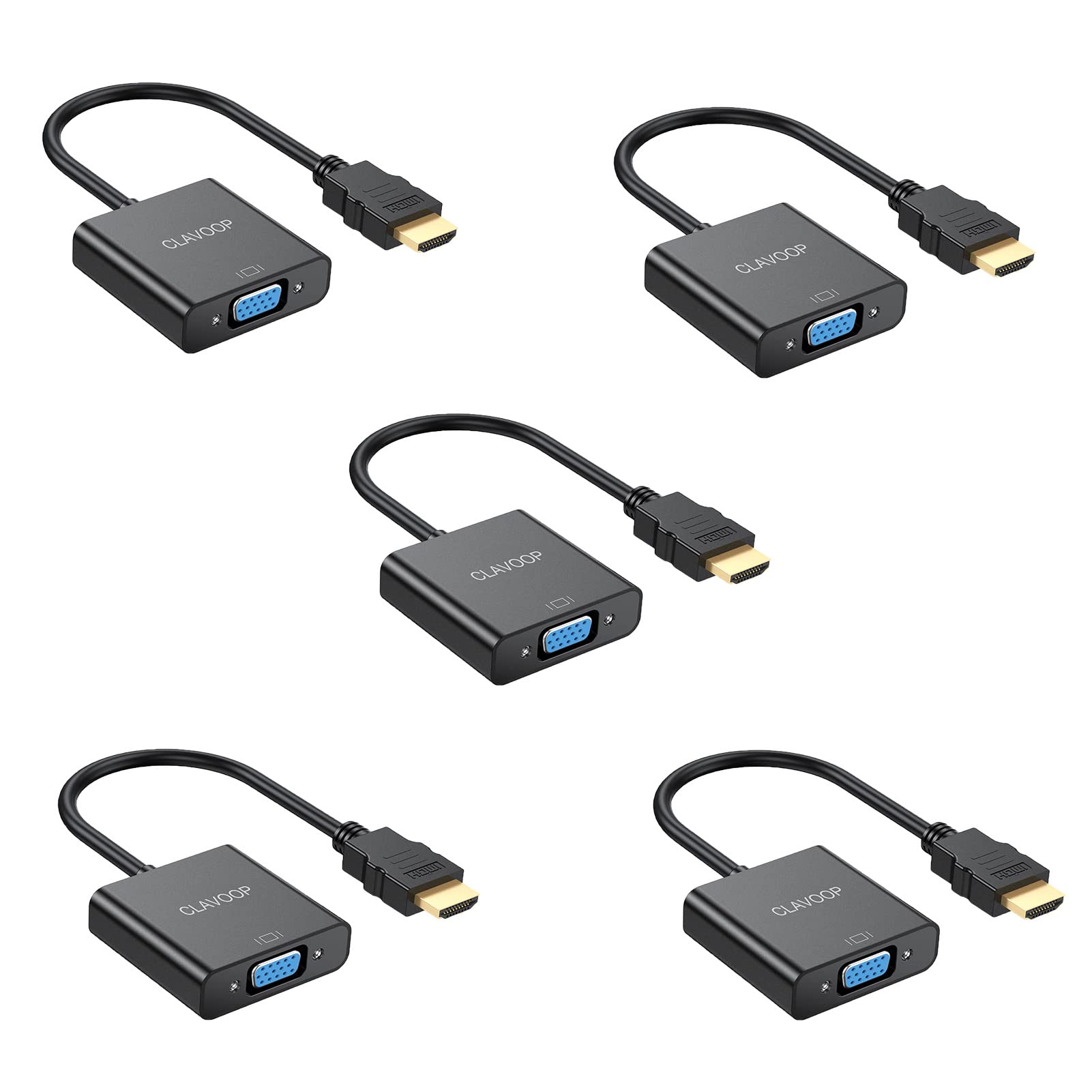hdmi to vga CM56 (5, Black)