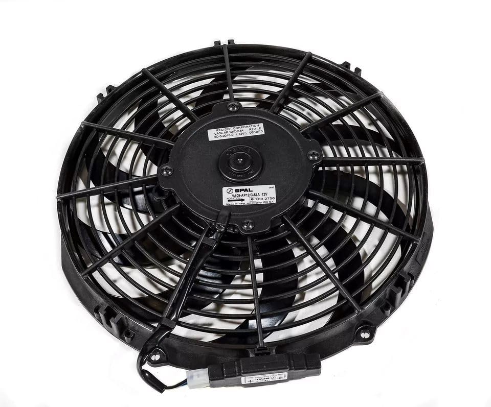 AT221282 A/C Condenser 11" Fan 12V Fits John Deere 450H 550 550H 650H Bulldozers