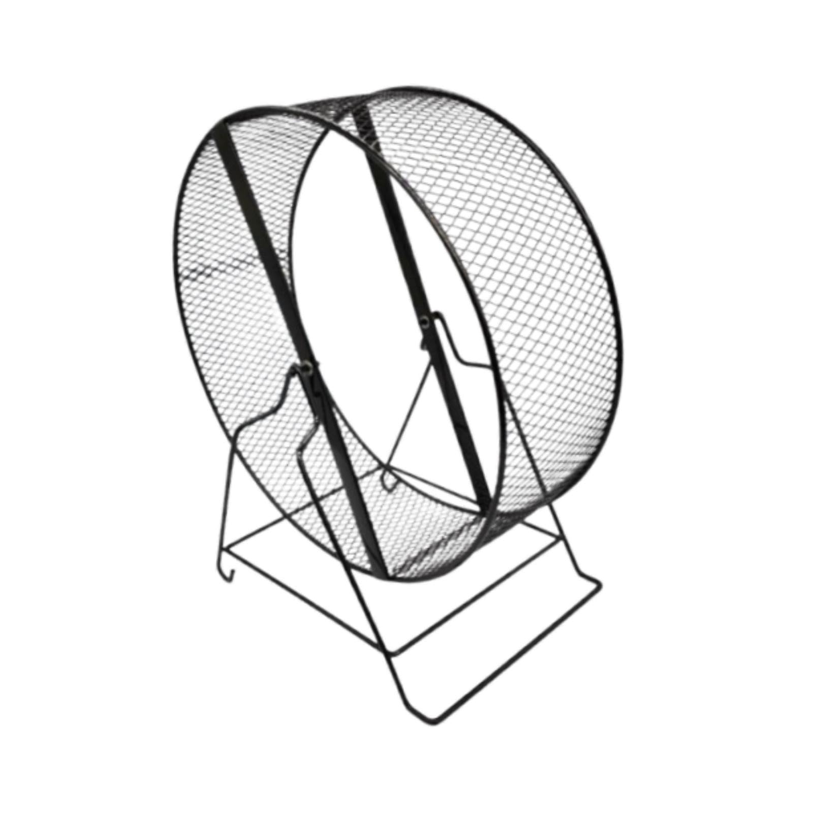 Rueda para Hámster, Rueda para Correr Estable con Soporte para Cobayas, Rueda Silenciosa para Ardillas, Jerbos, Ratones, Mantenimiento de Hámst, 26cm