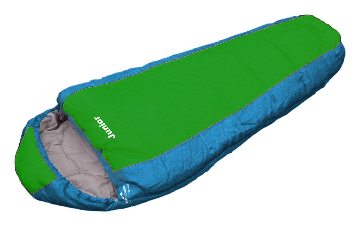 Explorer Kinder-Schlafsack 170cm – Junior Deckenschlafsack für Camping, Zelt & Klassenfahrt, Leicht & Kompakt, 2-Jahreszeiten (Mädchen & Jungen) : 