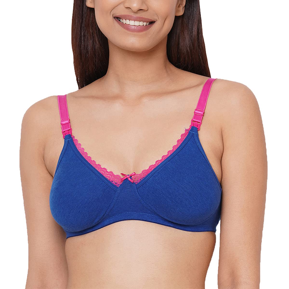 Inner SenseWomen's Organic Cotton Antimicrobial Soft Maternity | Pregnancy |Baby Breastfeeding |Nursing Bra for Mothers