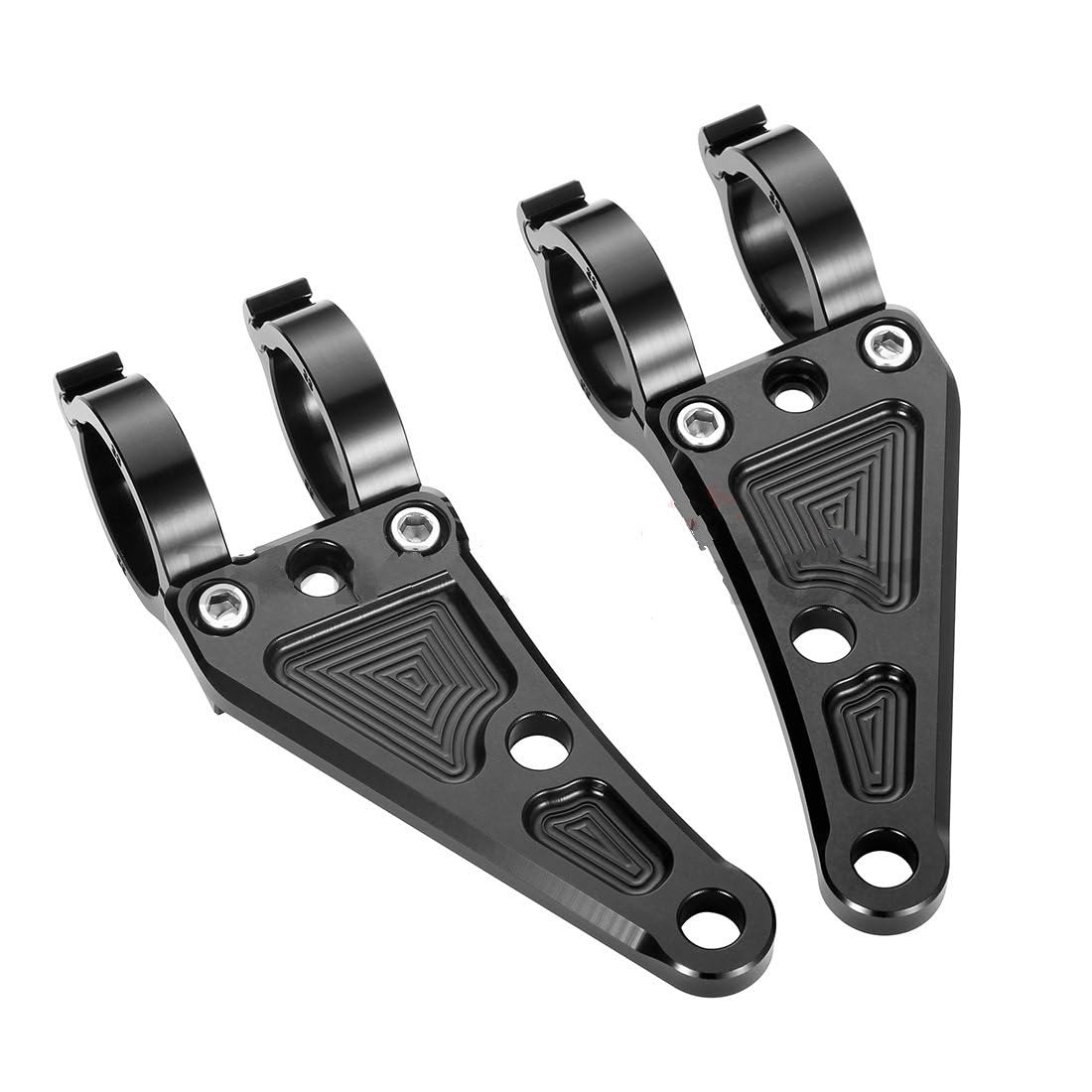 Ouqaerm 43Mm Fit For Ho&Nda For Suzuki Yam&Aha 27/30/31/32/33/35/36/37/38/ Fork M8motorbike Headlight Mount Bracket Headlamp Bracket(43Mm)