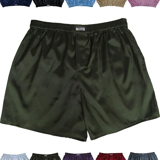 mens satin boxer shorts