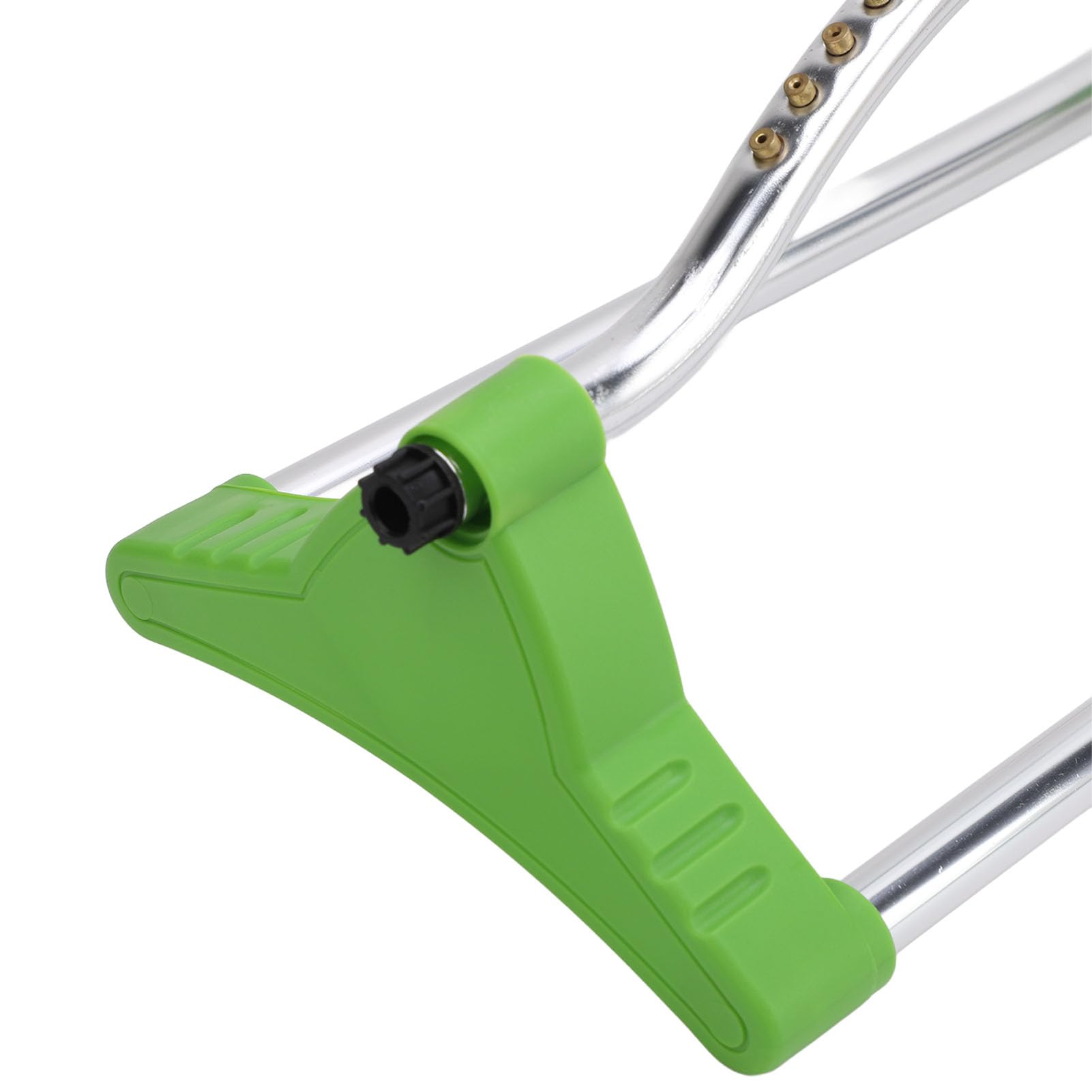 Irrigatore oscillante per prato 17 fori Irrigatore oscillante automatico regolabile per irrigazione Strumento di irrigazione per giardino ABS Lega di alluminio Rame 46x15x1
