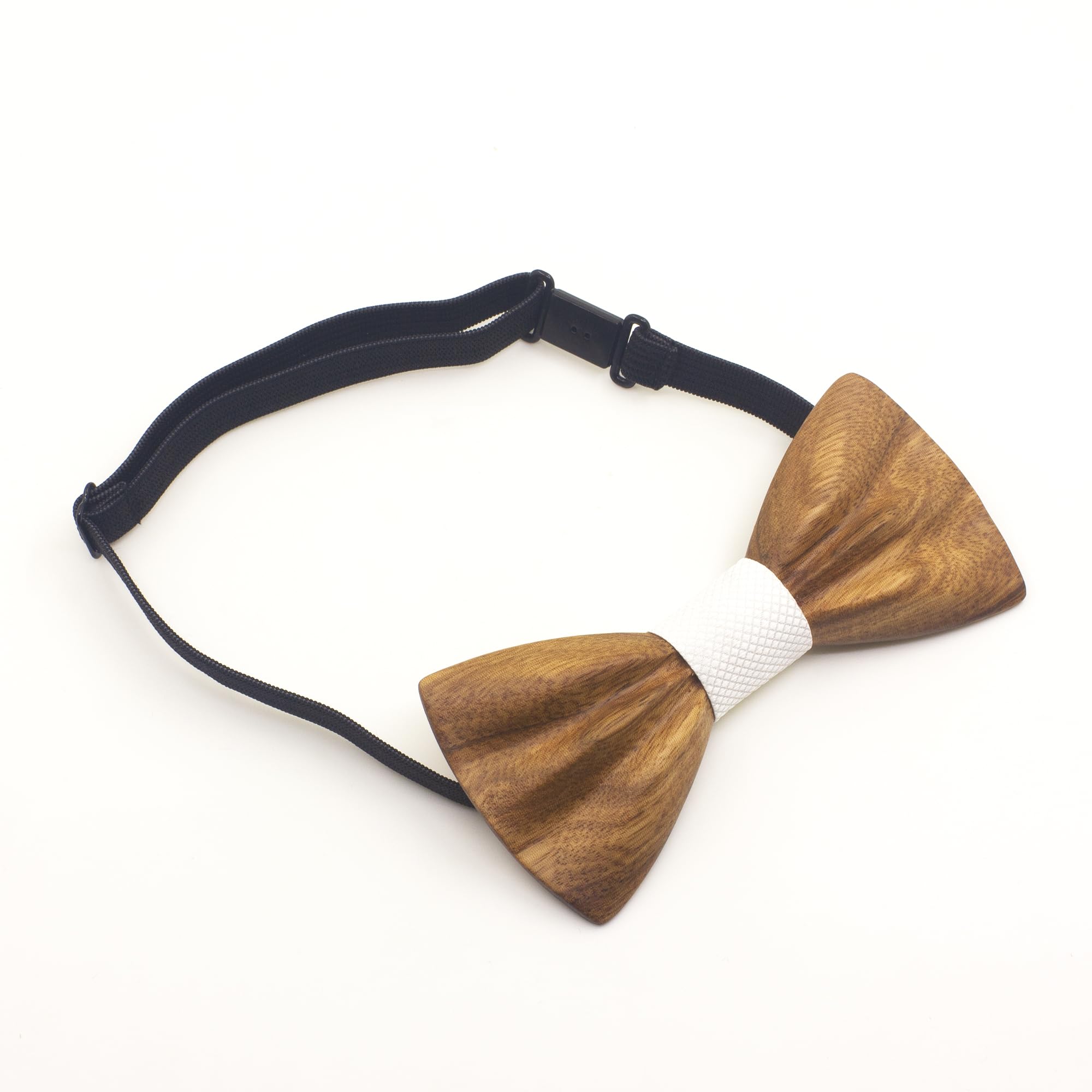 Ensemble Nœud papillon Bois pour Homme Mariage Fête Noeud Papillon,Boutons de Manchette,Mouchoir,Fleur Broche