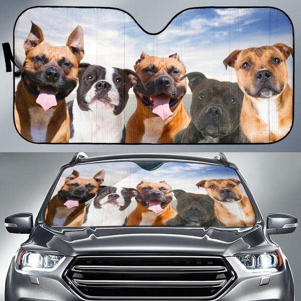 Couverture pare-brise voiture contre la chaleur du tableau de bord avec motif chien