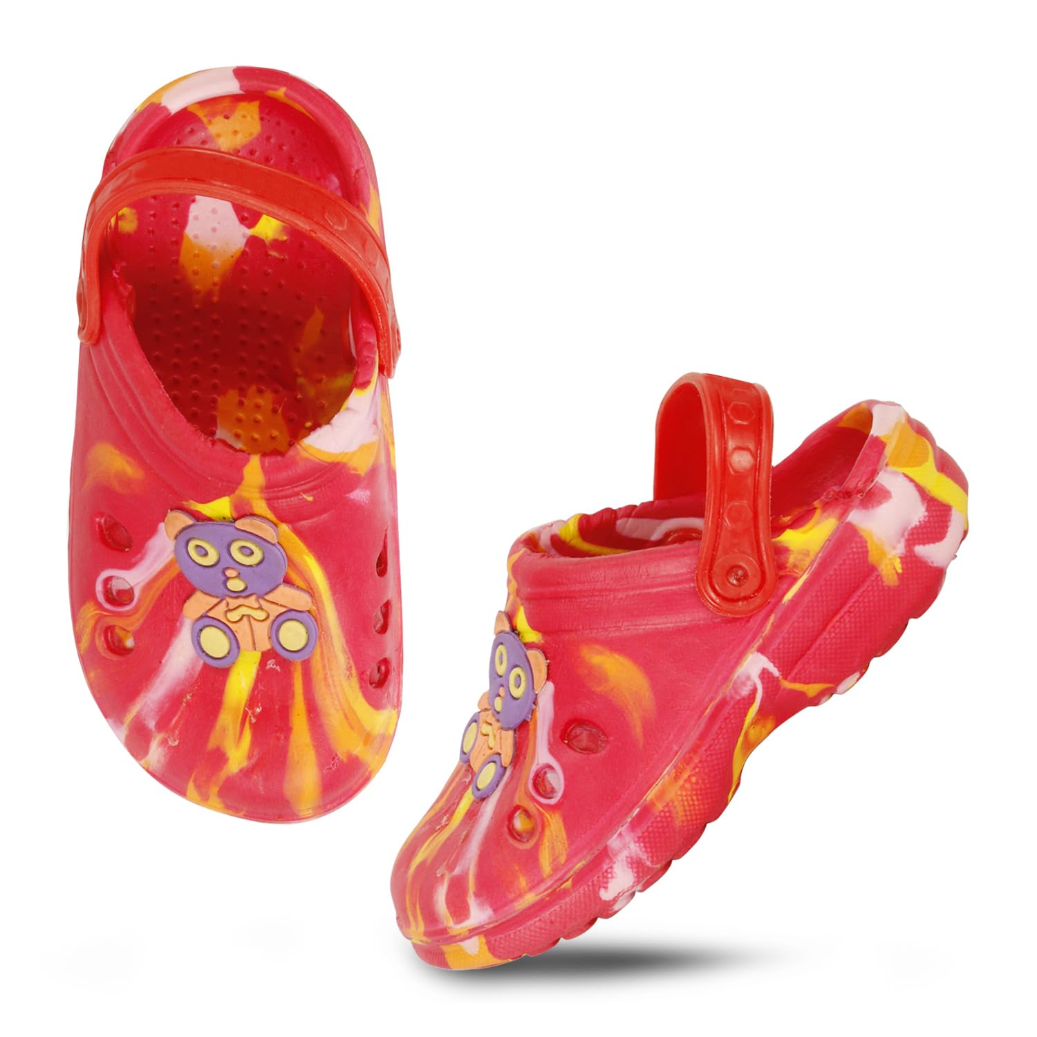 Butax Kids Clogs & Mules for Children Boys and Girls, Slip On Water Shoes Non Slip Summer Sandals for Garden Beach Pool Shoes Lightweight Ventilated Clogs - Red (Size - 7) (B0CKL739WJ) Amazon Price History, Amazon Price Tracker