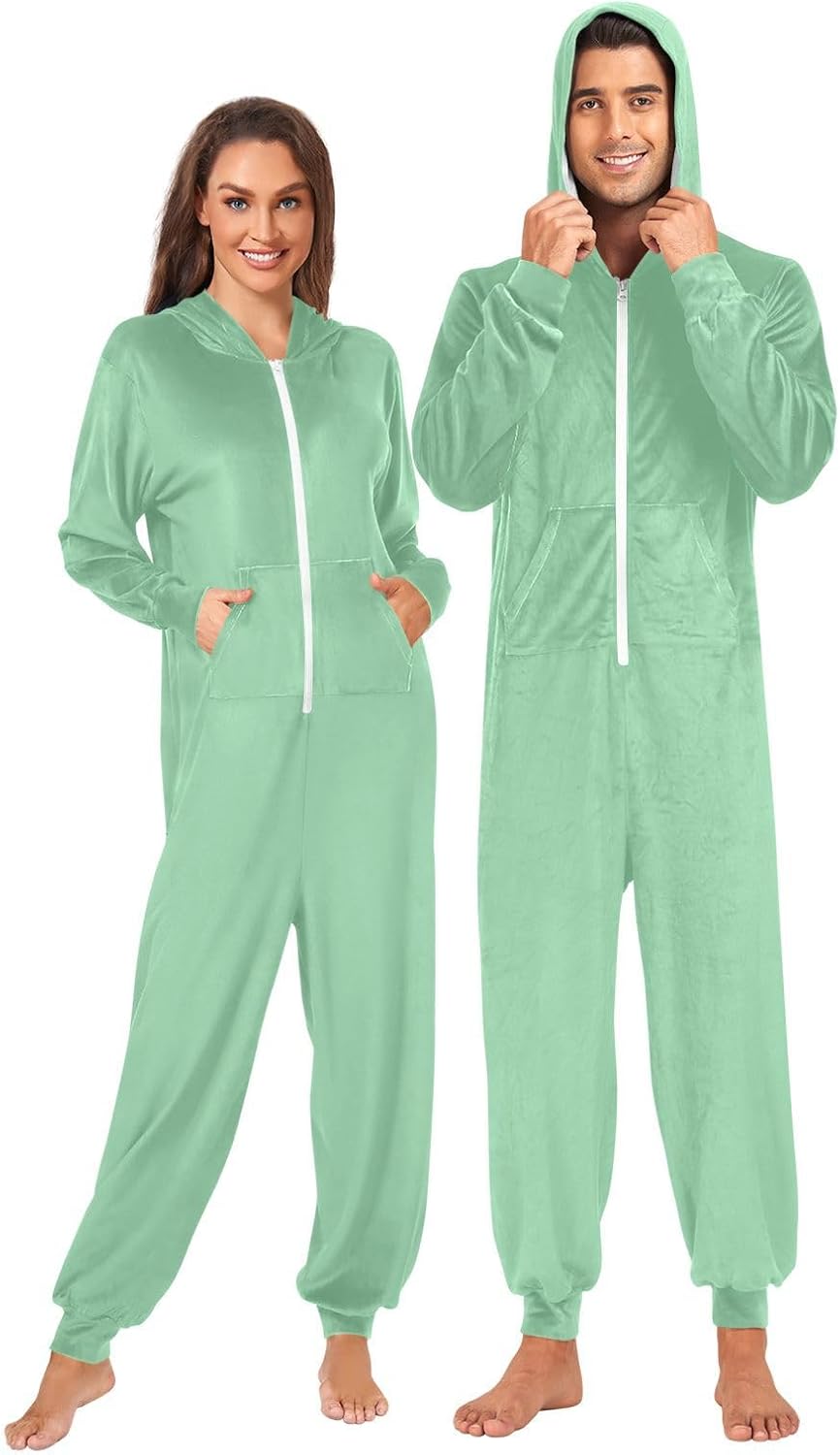 QUGRL Onesies Adult Pajamas Costume for Women Men Unisex Cosplay Sleepwear Homewear Suit Winter S-XL
