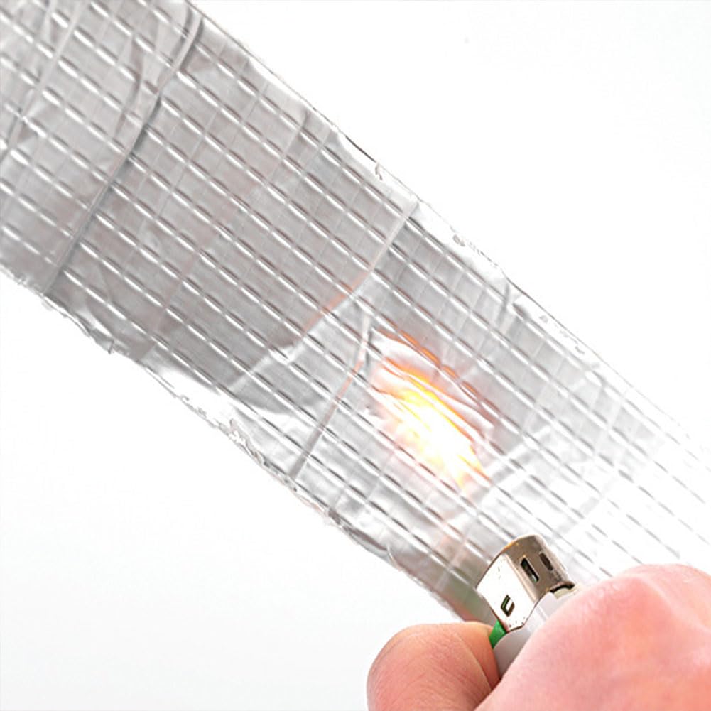 Cinta de butilo para reparación de fugas de techo, cinta de sellado impermeable de 50 mm x 5 m, cinta selladora autoadhesiva fuerte, tira a prueba de fugas para grietas en el techo, RV, HVAC,