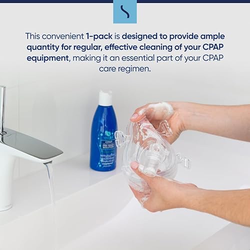 Miniatura 4 de Snugell Limpiador de jabón CPAP de 8.4 onzas, aroma cítrico fresco, solución de prelavado, jabón de limpieza de máscara y manguera, neutraliza el