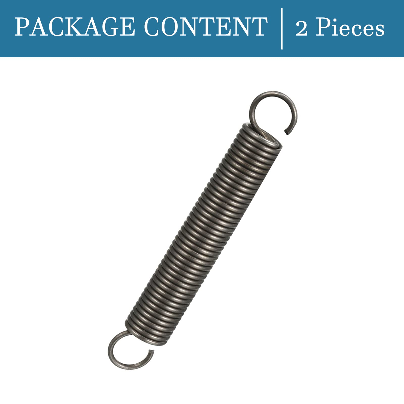 Molla Di Tensione Acciaio - 2.5mm Filo, 18mm OD, 100mm Lunghezza - Foto 3