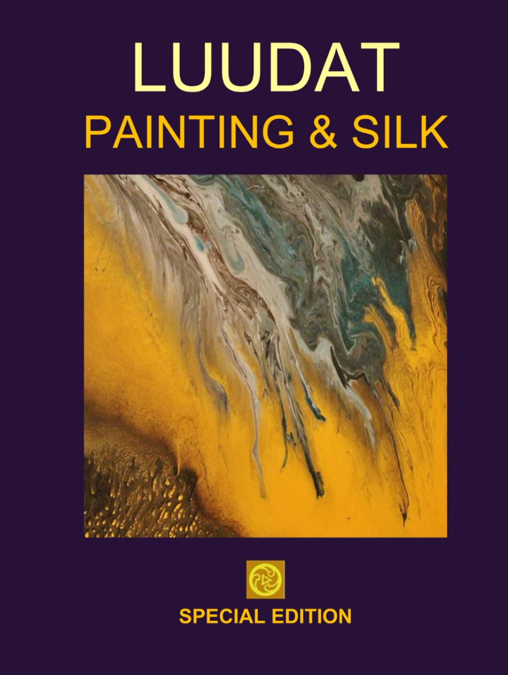 LUUDAT PAINTING & SILK Peinture sur soie originale tableau moderne suspendu