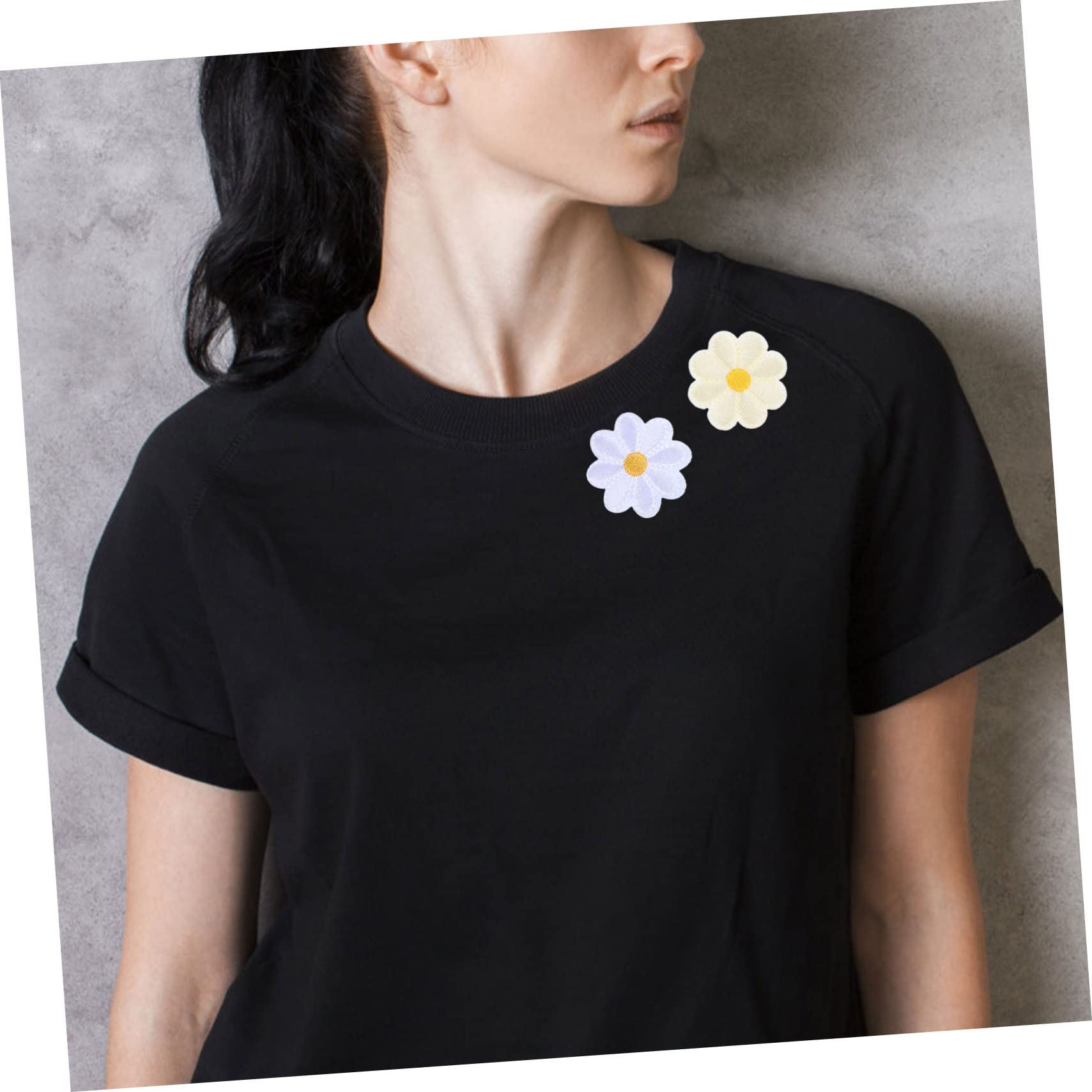TEHAUX 144stücke Aufbügelbare Blumen-patches Bunte Applikationen Für Kleidung Hüte Taschen Jeans Handarbeit Mehrfarbige Stickerei Für Kreative Reparaturen Und Dekorationen