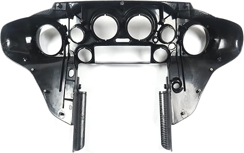 Miniatura 4 de MZYPARTS Carenado interior de murciélago delantero con efecto de fibra de carbono para Harley Davidson Touring Electra Glide Street Glide FLHT Ultra