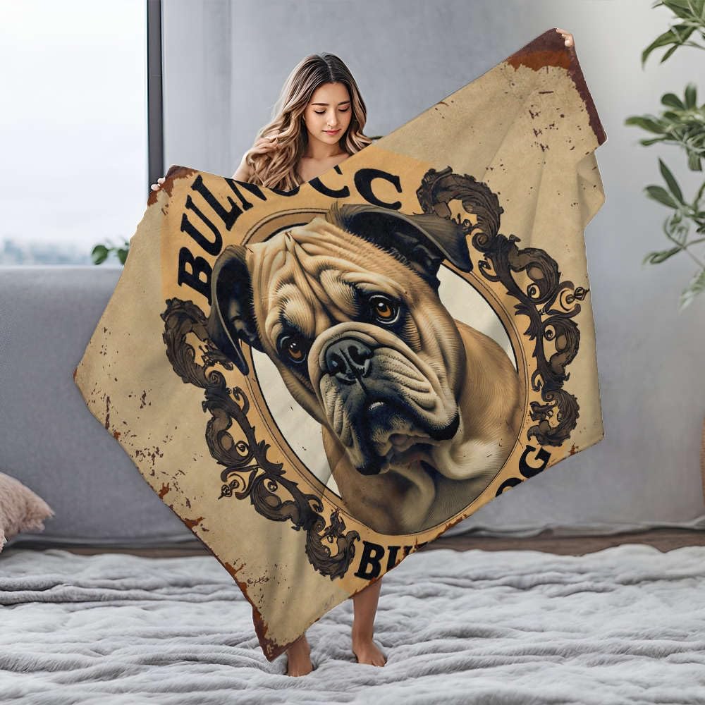 Couverture douce en flanelle thermique 150 x 200 cm pour chiot sensible