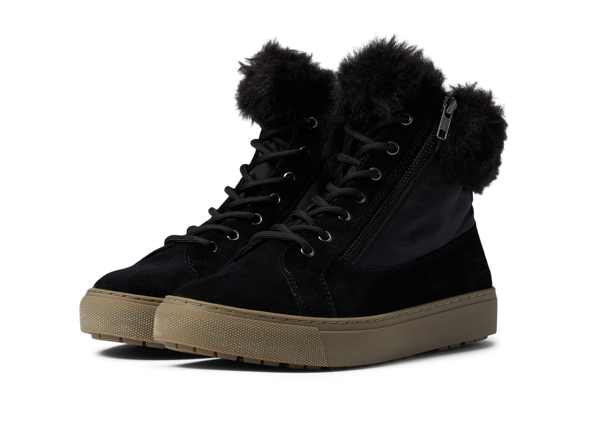 Dublinersn Womens Boot Black Suede Nylon 10 Desertcart INDIA