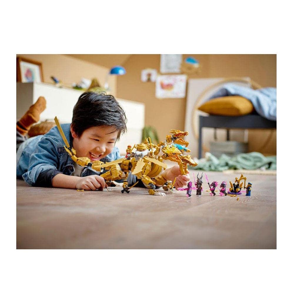 Amazon.com: LEGO Ninjago 71774 Lloyd's Golden Ultra Dragon