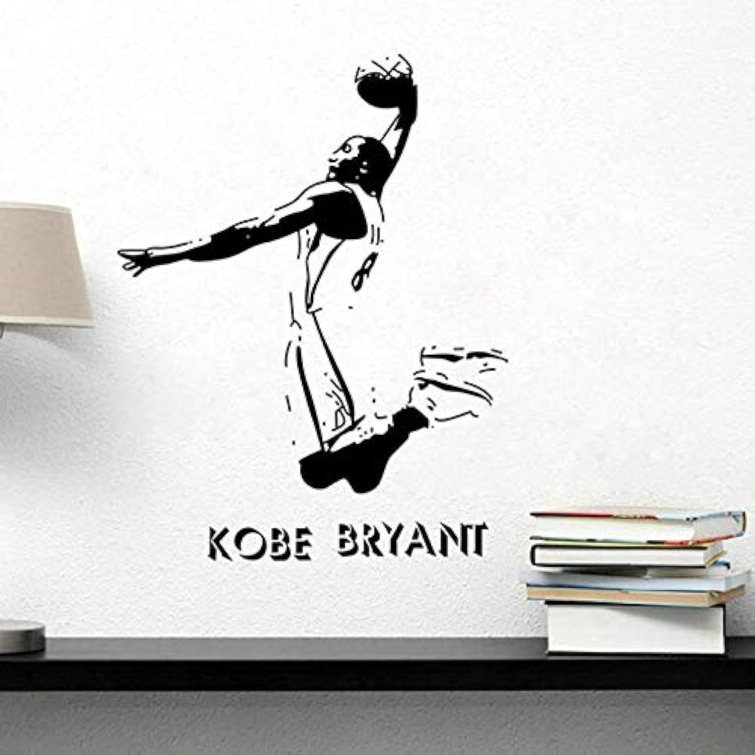Vinyl Removable Basketball Player Lakers Kobe Bryant Poster Wall Stickers (lw1055 tt01)