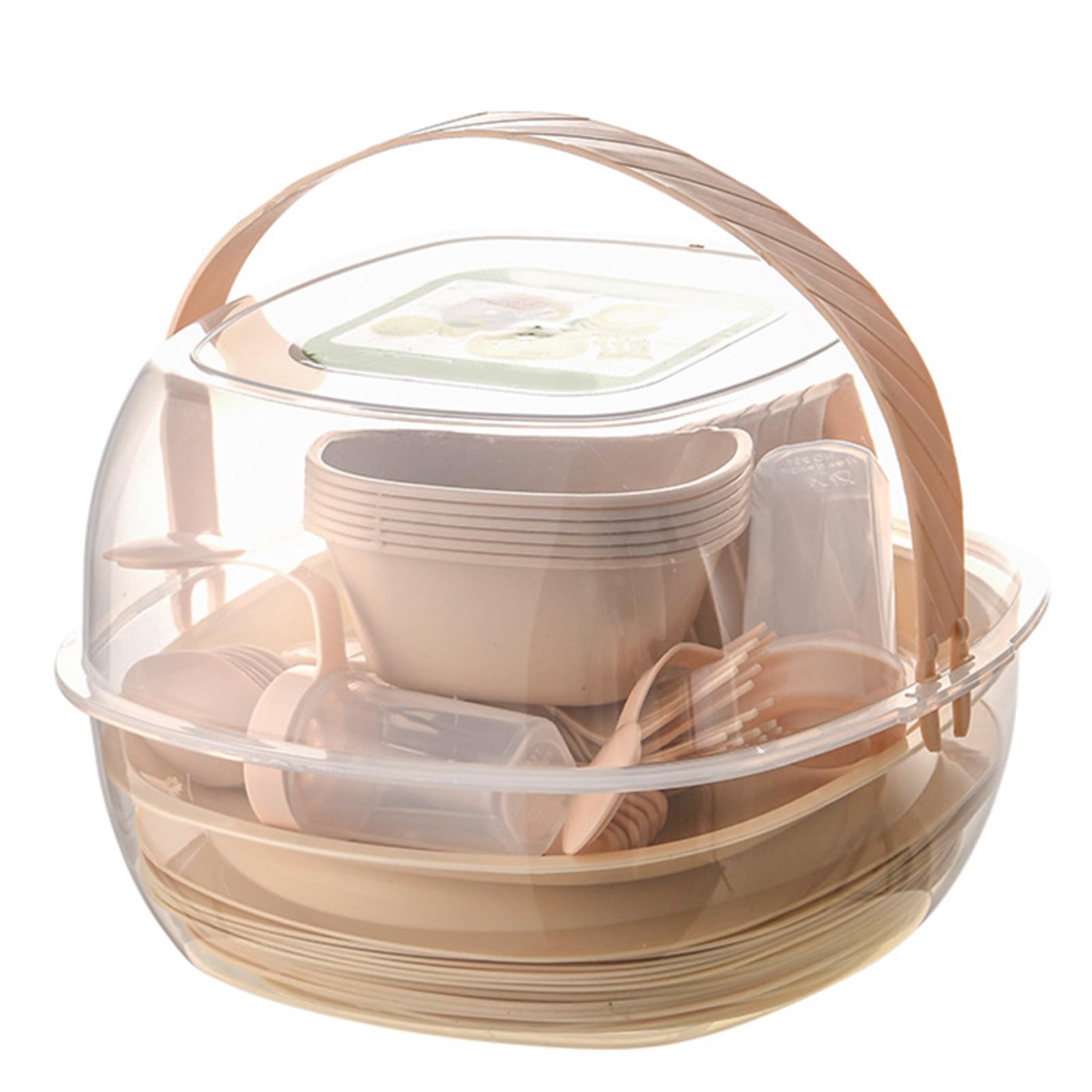 VGEBY Ensemble De Vaisselle De Camping Ensemble De Vaisselle Portable