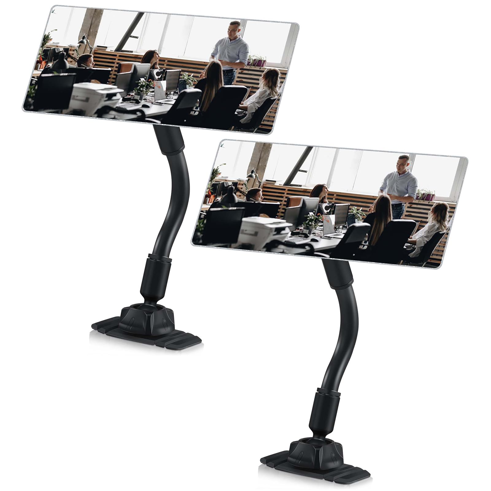 Miroir de cabine pour bureau Weysat à coller avec vision arrière panoramique