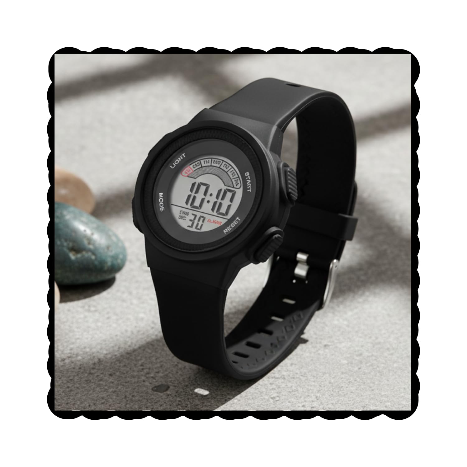 Kids Digital Watch for Boys & Girls | LED Display | Alarm, Stopwatch & Day-Date | Light Button | Silicone Strap | Water-Resistant-image-38
