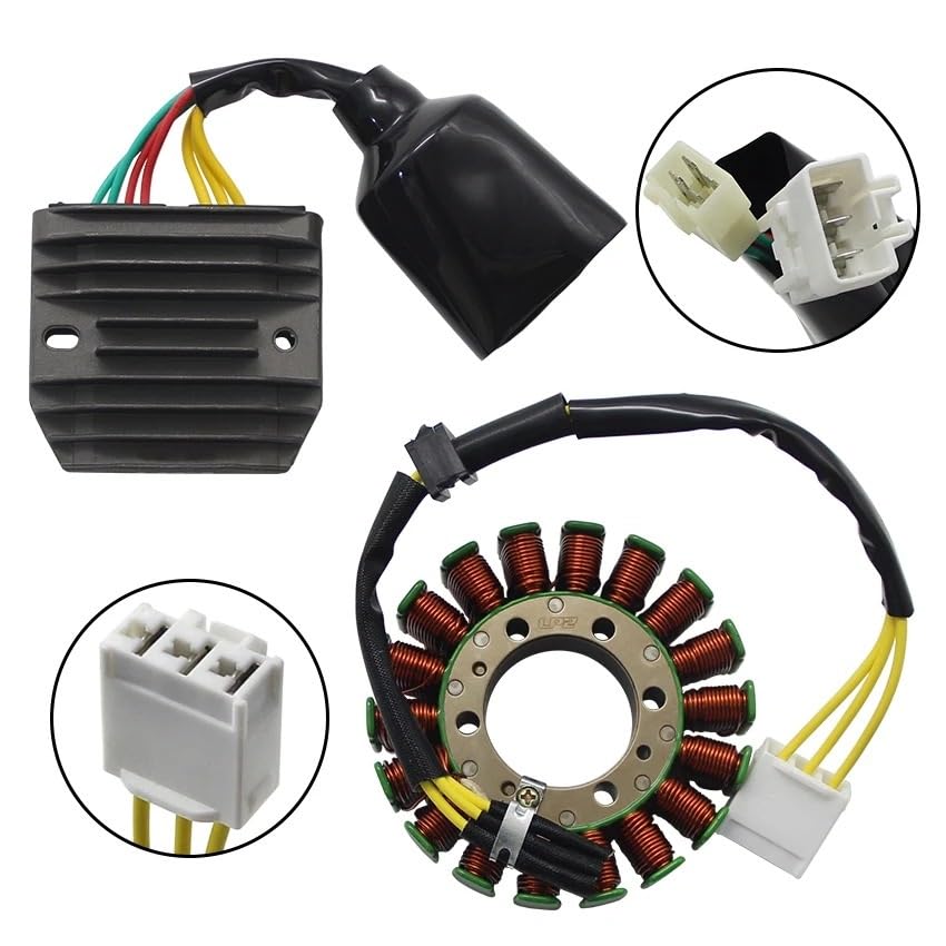 Per CBR600 Per CBR600RR F5 Parti Del Motociclo Magneto Statore Bobina + Raddrizzatore Regolatore Di Tensione 12V 31120-MEE-003 31600-MEE-003 Regolatore Tensione Del Motociclo