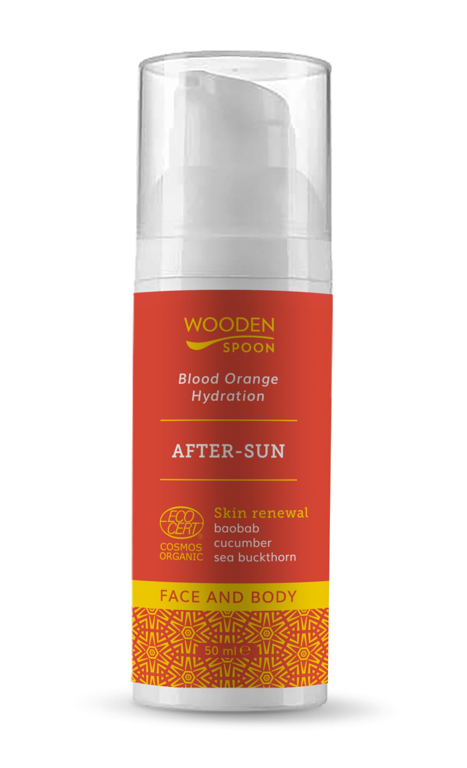 Wooden Spoon Aceite After Sun Orgánico “Skin Renewal” – Cuidado Hidratante 100% Natural con Espino Amarillo, Naranja Roja & Baobab – Nutre & Calma la Piel Expuesta al Sol – 100 ml