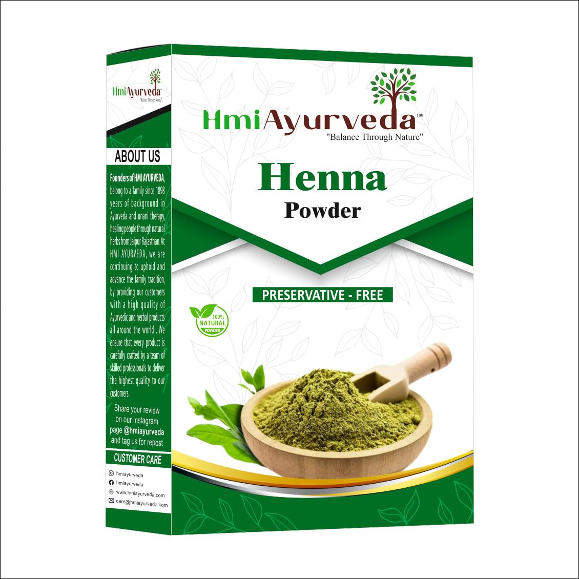 ATTAR AYURVEDA Natural Henna powder for hair Colour and Growth (200 gm)-picture-29