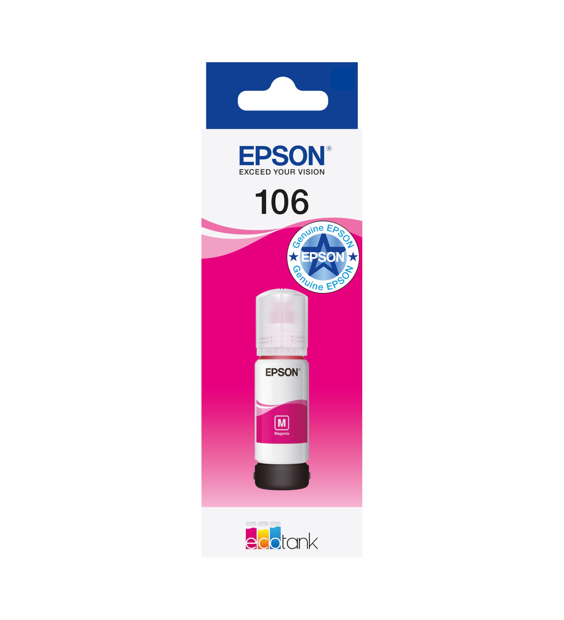 Magenta Epson 106 Ecotank Ink Bottle