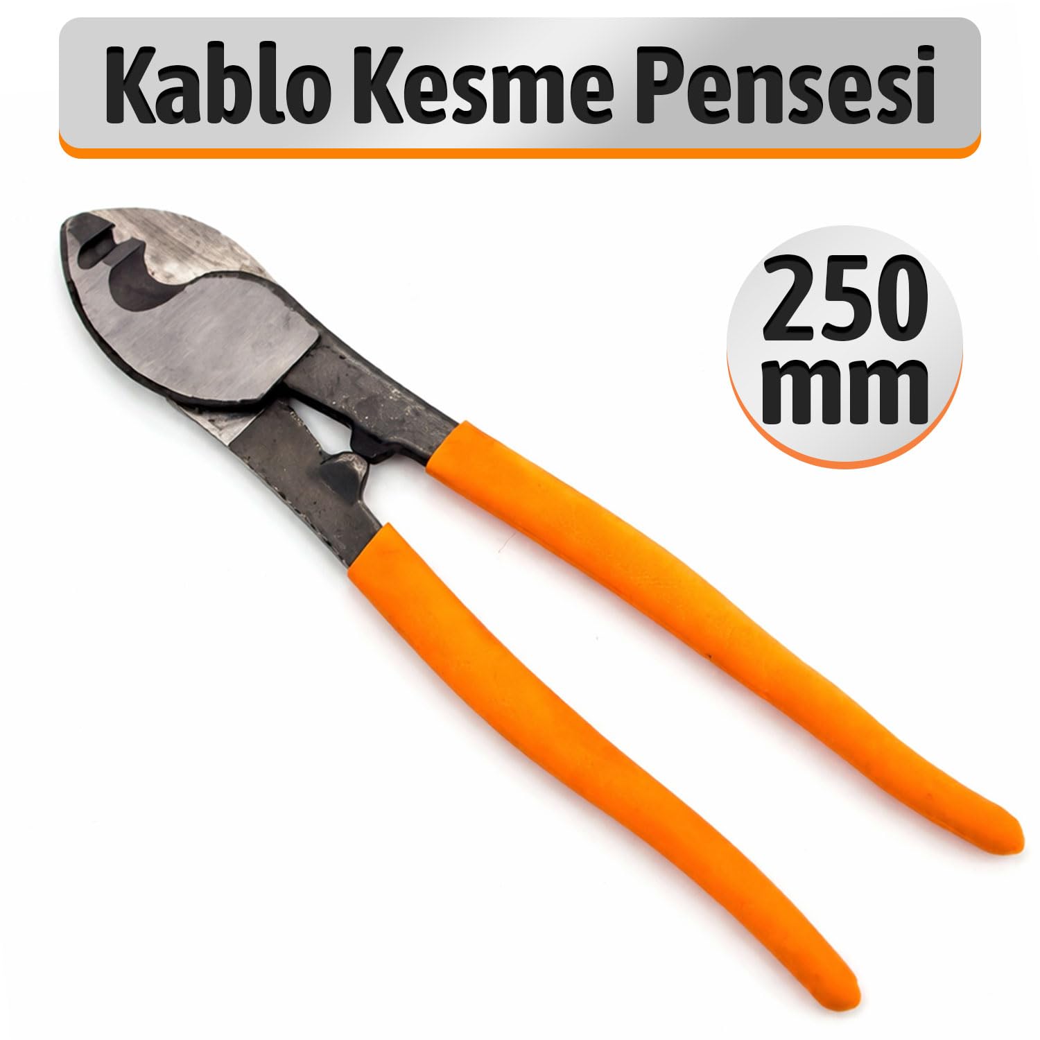 Kablo Halat Kesici Pense 250 mm Profesyonel Çelik Tel Kesme Makası Sanayi Tipi Güçlü Kesim Aleti