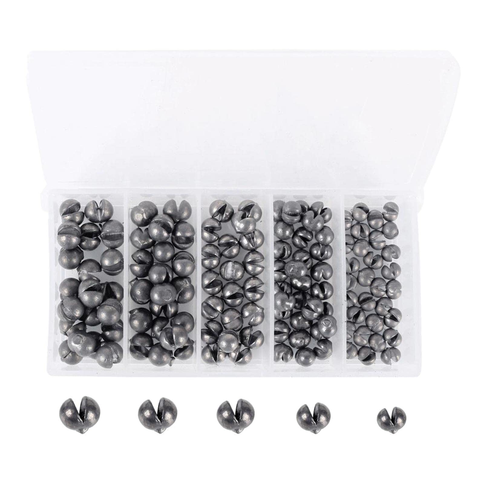 MERISHOPP 100/120Pcs Fishing Sinker Lead Split Shot Sinker Lead Weight Tackles 100pcs | Sporting Goods | Fishing | Terminal Tackle | 100pcs/ 120pcs Fishing Sinkers (According to Your Choice)-image-31