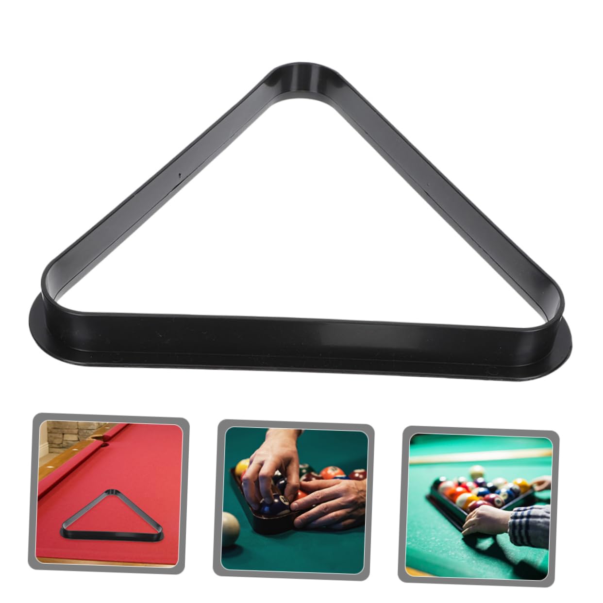 BESPORTBLE Mini Billiard Rack Pool Table Accessories Boys and Girls Pool Triangle Billiard Triangle Frame