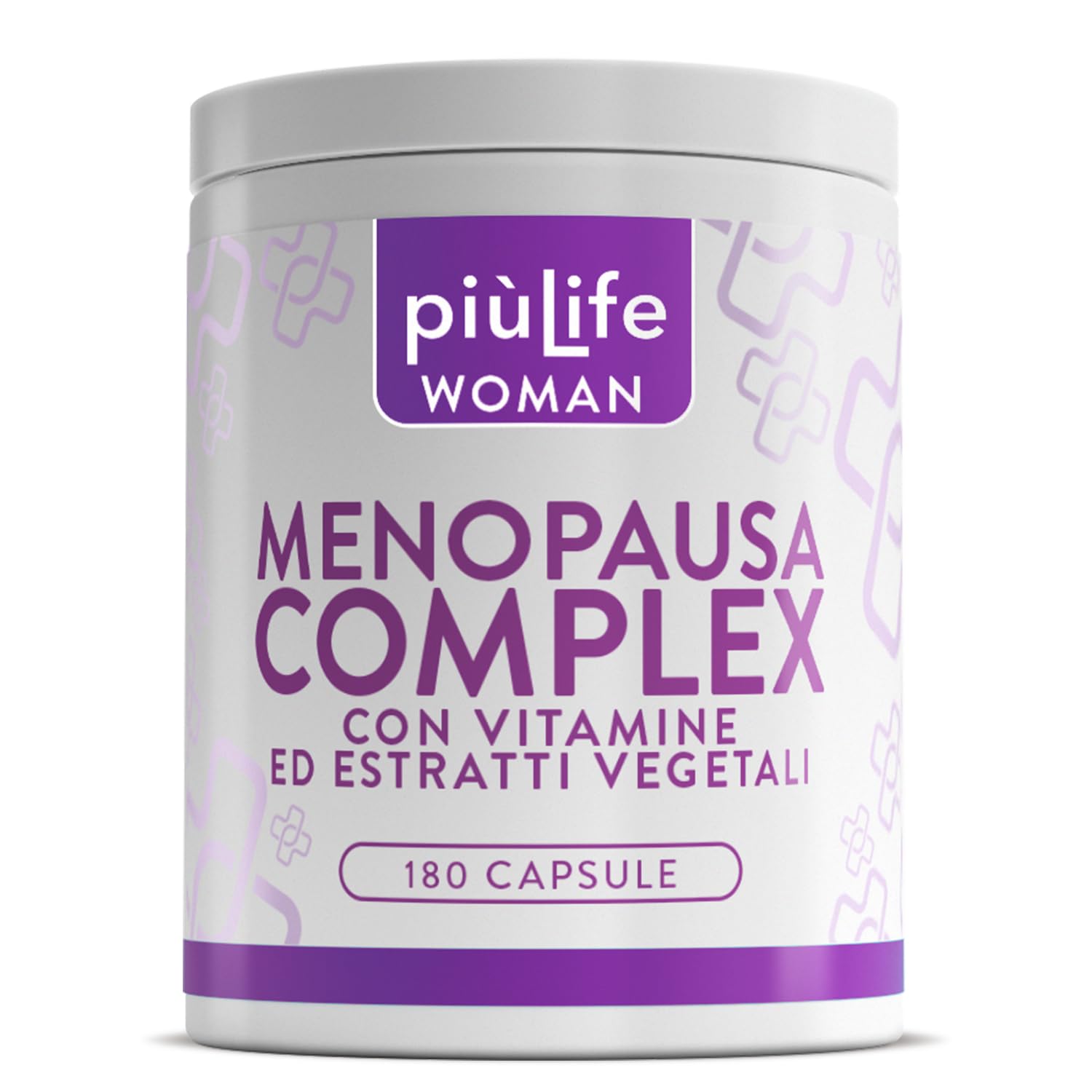 Integratore Menopausa Completo 180 Capsule PiùLife, 3 Al Giorno, Vampate, Stanch