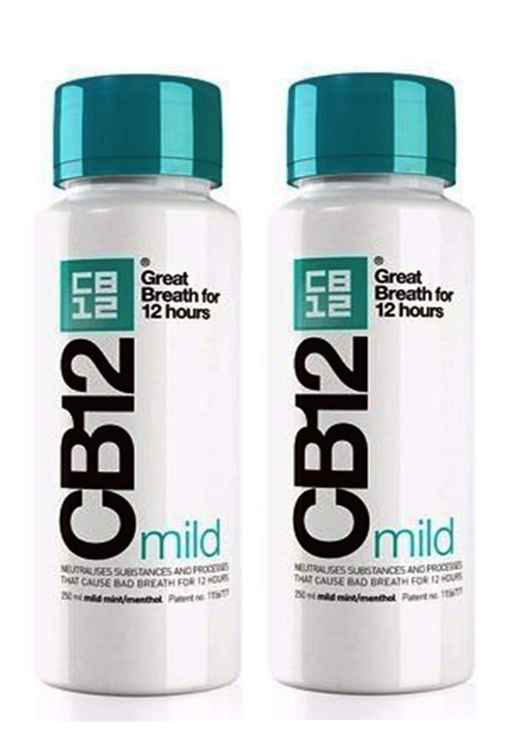 CB12 Mouthwash Green (Mild Mint) 2x250ml