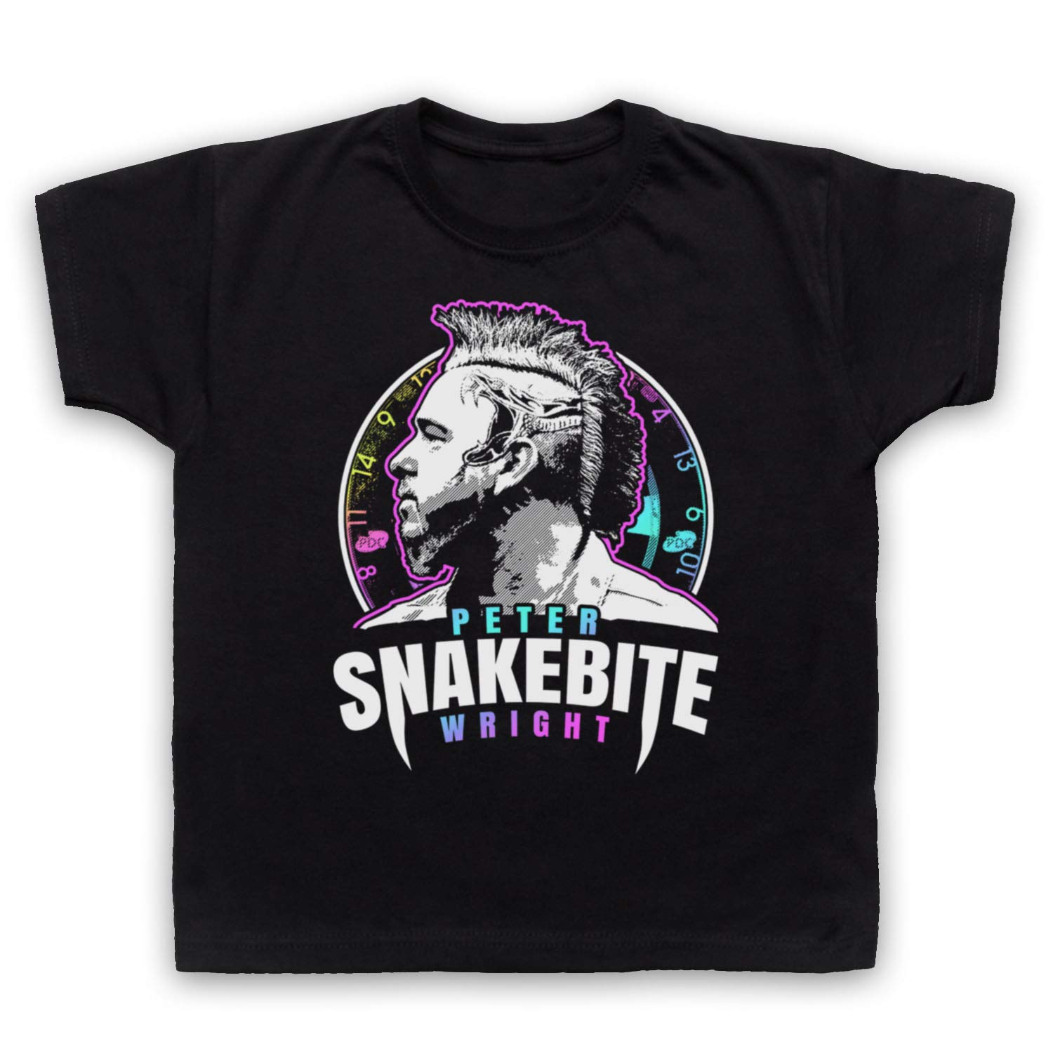My Icon Art & Clothing Peter Wright Snakebite Darts Tribute Scottish Champion Player Kids T-Shirt