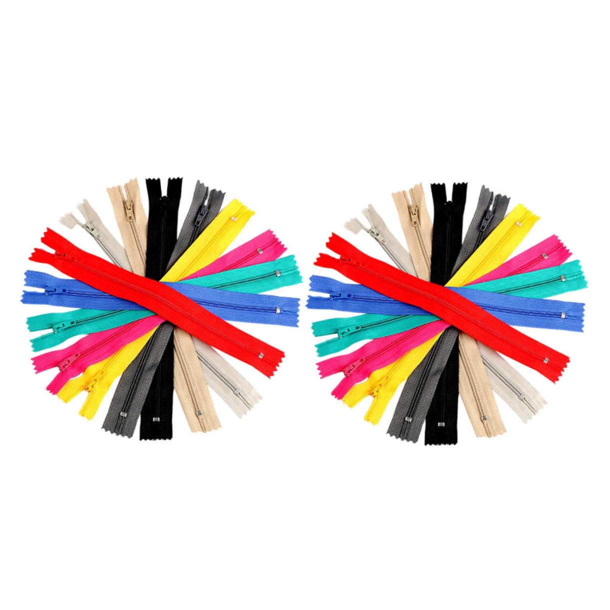 Artibetter 100pezzi Cerniere in Nylon Per Cucire Cerniere Spirale in Nylon Per Lavori Di Cucito Su Misura Colorate in Per Abbigliamento Valigie Borse e Stivali