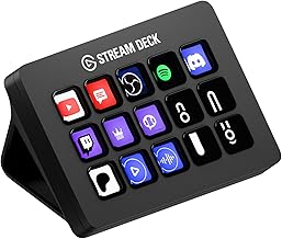 Elgato Stream Deck MK.2 – Studio-Controller, 15 Makrotasten, auslösen von Aktion in Apps und Software wie OBS, Twitch, YouTube und anderen, für Mac und PC