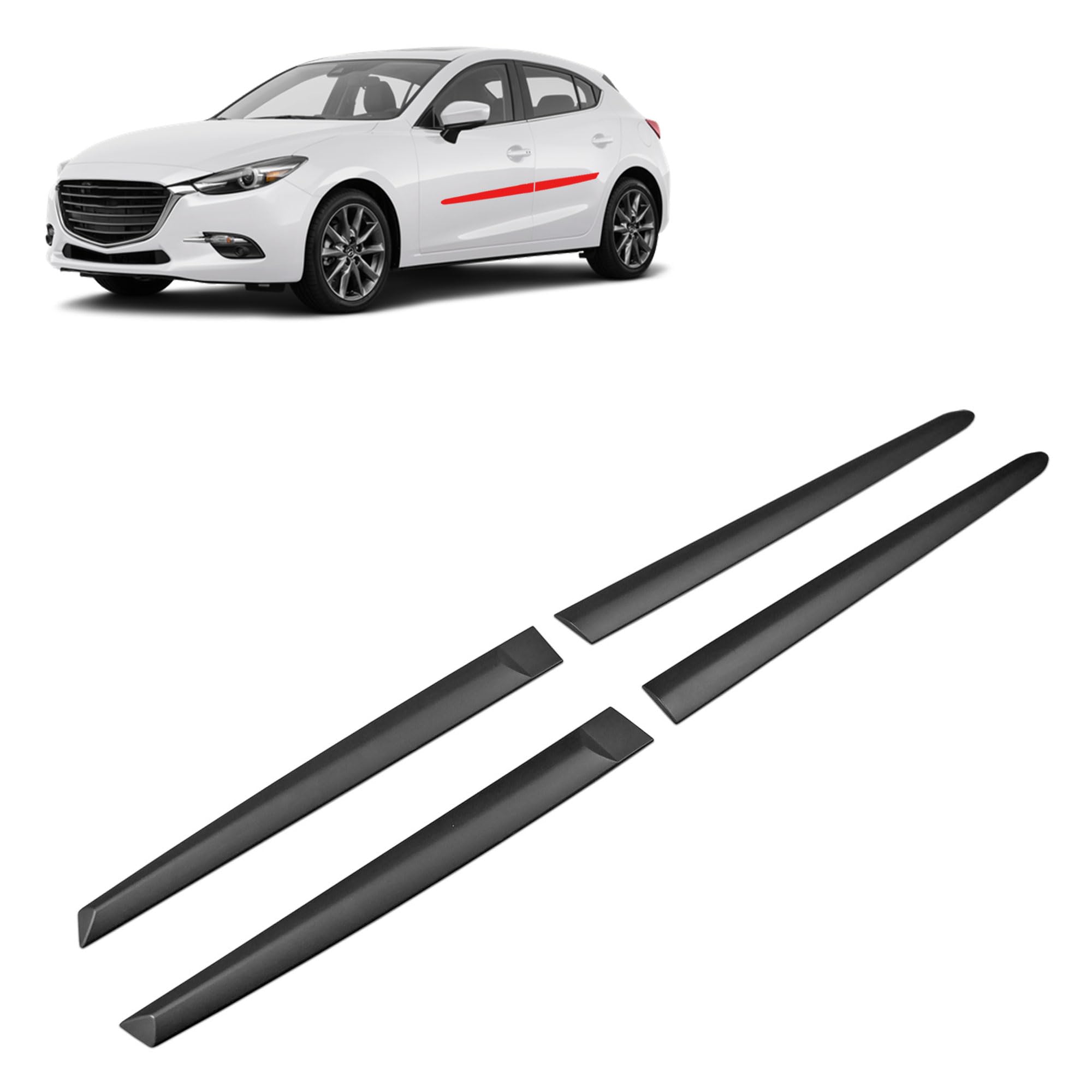 Modanature Portiere Hyundai I10 5 Porte Dal 2020 - Protezione Da Graffi E Urti, Facile Installazione - Foto 3