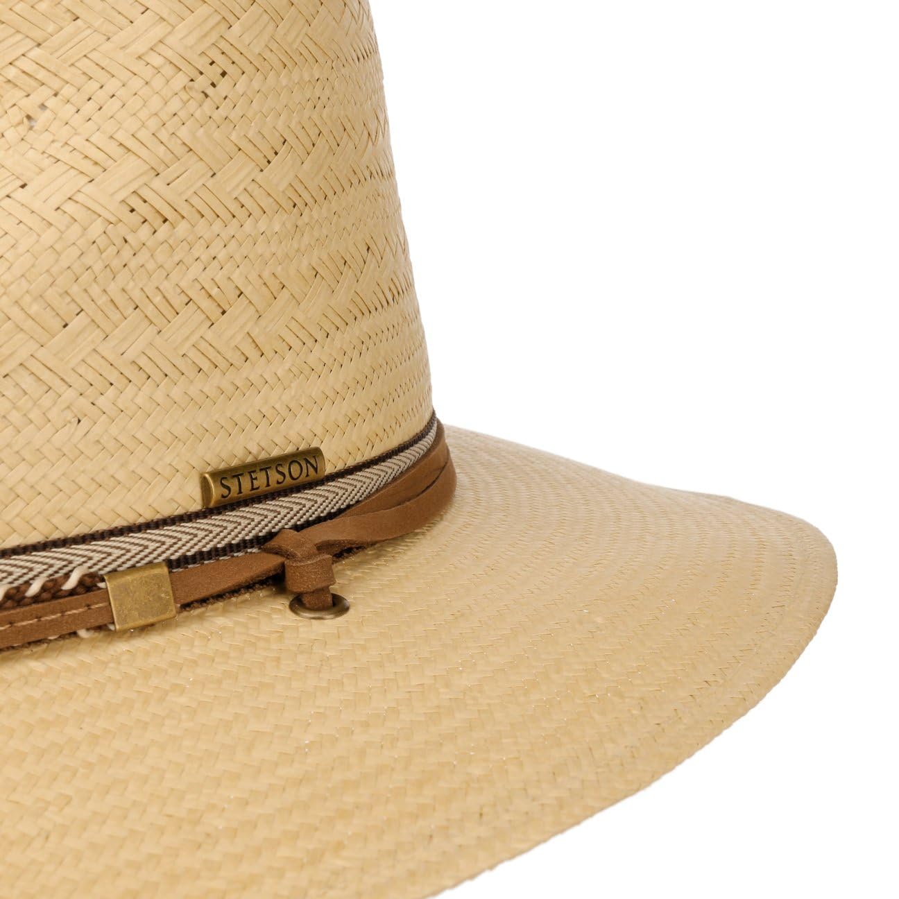 Stetson Ralcott Sombrero Traveller Paja Toyo Proteccion UV 40 Unisex Primavera Verano