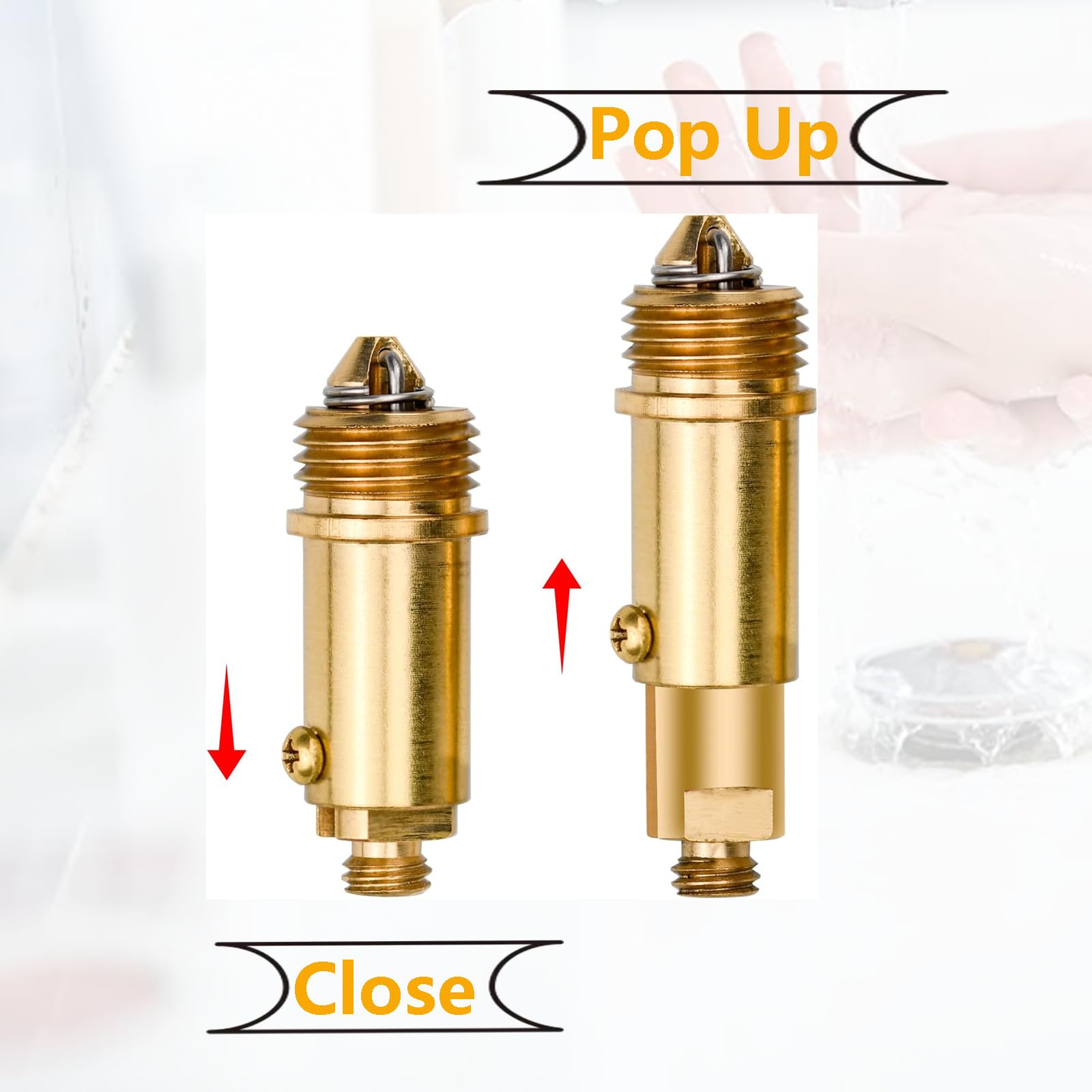 Pop Up Sink Bath Plug Replacement Bolt - Image 2