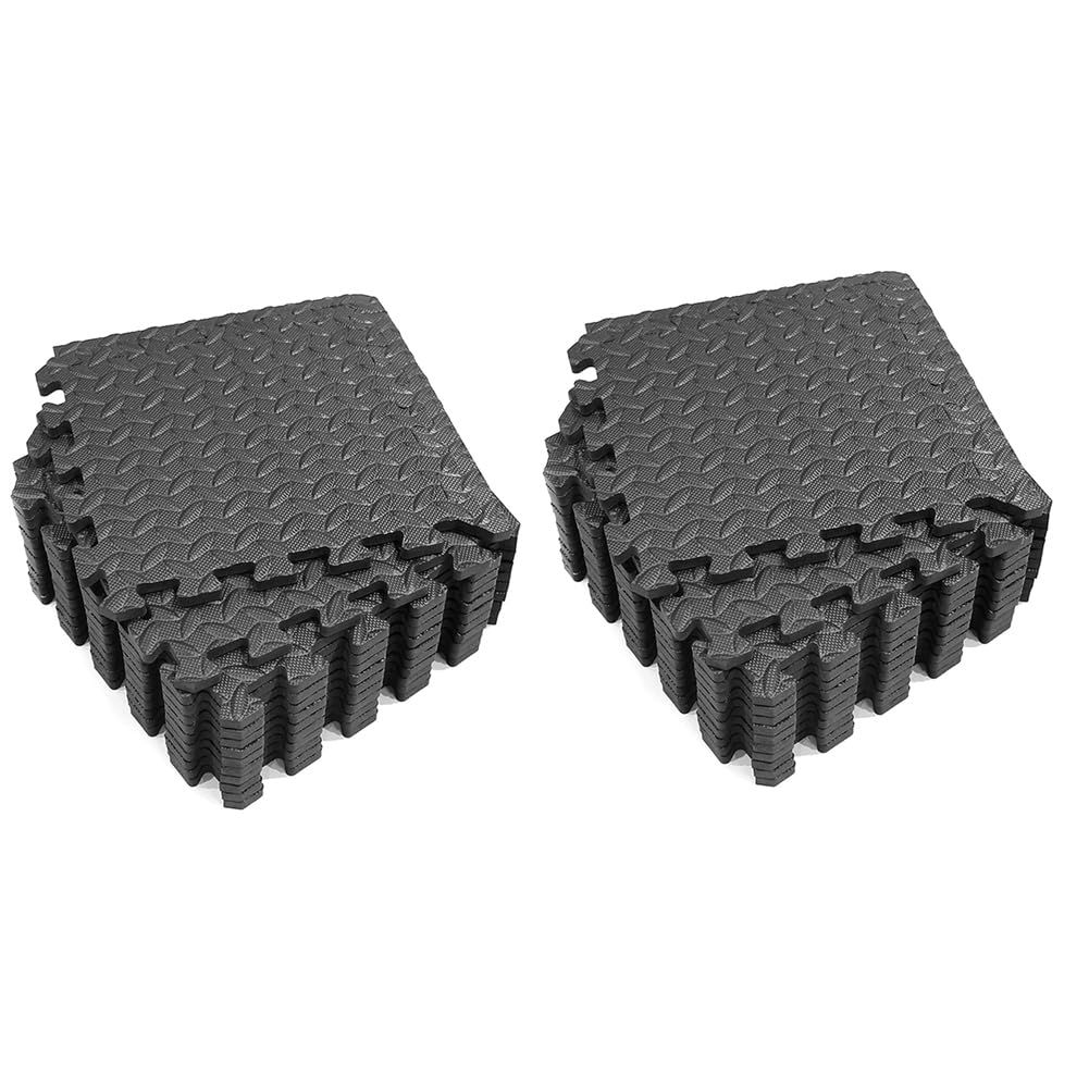 CTRLZS 24PCS Gym Floor,Puzzle Fitness Mat,Sport Mats, EVA Foam Floor Tiles for Gym Gym Equipment Mat,Floor Mat for Kid